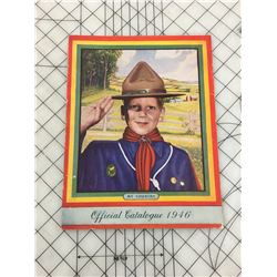 1946 BOY SCOUTS ASSOCIATION OFFICIAL CATALOGUE 32 PAGES