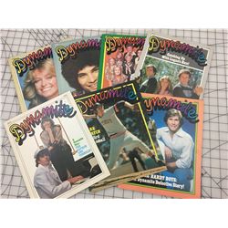 LOT OF 1970S DYNAMITE MAGAZINE