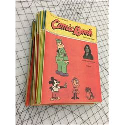 LOT OF 49 CALGARY HEROLD COMIC BOOKS 1980s