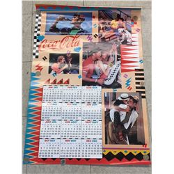 1991 COKE CALENDAR POSTER