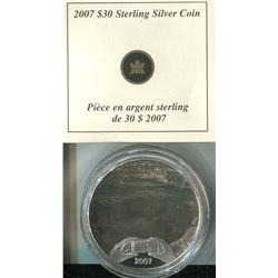 2007 CNDN $30 DOLLAR PC. (STERLING SILVER)