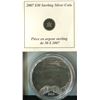 Image 1 : 2007 CNDN $30 DOLLAR PC. (STERLING SILVER)