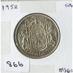 1952 CNDN 50 CENT PC