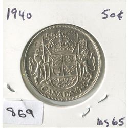 1940 CNDN 50 CENT PC