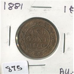 1881 CNDN 1 CENT PC