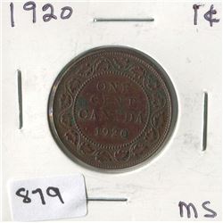 1920 CNDN 1 CENT PC