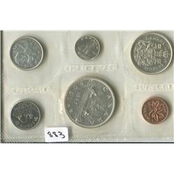 1965 CNDN PROOF (6 PC, PENNY TO DOLLAR)