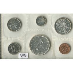 1965 CNDN PROOF (6 PC, PENNY TO DOLLAR)