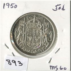 1950 CNDN 50 CENT PC