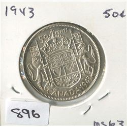 1943 CNDN 50 CENT PC