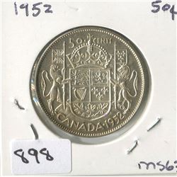 1952 CNDN 50 CENT PC
