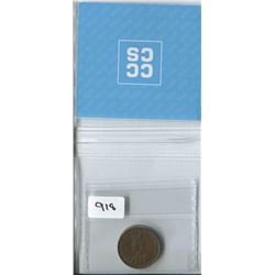 1927 CNDN ONE CENT COIN (CCCS VF-20)