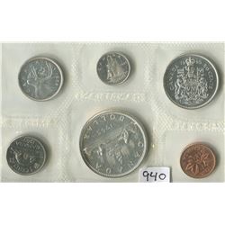 1963 CNDN PROOF (6 PC, PENNY TO DOLLAR)