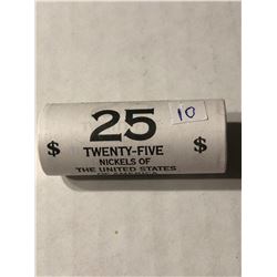 2006 P Special Mint Roll 25 Monticello Nickels in Original Mint Wrap