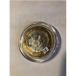 Silver Strike $10 Casino Coin .999 Fine Silver Limited Edition SAMS TOWN *MYSTIC FALLS PARK* SQUIRRE