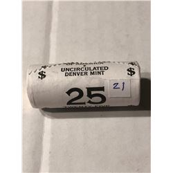 2006 D Special Mint Roll 25 BISON Nickels in Original Mint Wrap