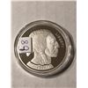 Image 2 : 999 Fine Silver 1oz 2001 BISON Proof Coin in Hard Display Capsule