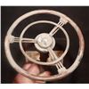 Image 1 : MINIATURE ANTIQUE CAR STEERING WHEEL WITH COLUMN 1