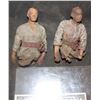 Image 1 : MINIATURE ANTIQUE  FIGURINES PAIR OF SILICONE FILMING MINIATURES