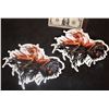Image 1 : ZZ-CLEARANCE DARK FAIRY LOT OF 2 LARGE VINTAGE STICKERS