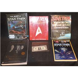 STAR TREK COLLECTION OF 5 OUT OF PRINT BOOKS