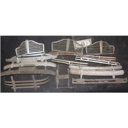 ZZ- ANTIQUE FILMING MINIATURE CAR BUMPER HUGE HORDE