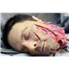 Image 1 : SEVERED SILICONE TORN OFF HEAD ALL HAND PUNCHED HAIRS KEEPER QUALITY GORE!