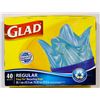 Image 1 : BOX OF 40 GLAD GARBAGE BAGS