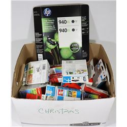 BOX OF ASSORTED INKJET INK