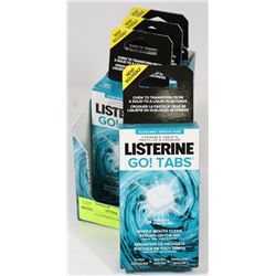 LOT OF 4 LISTERINE GO TABS