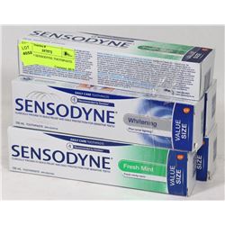 LOT OF 5 SENSODYNE TOOTHPASTE