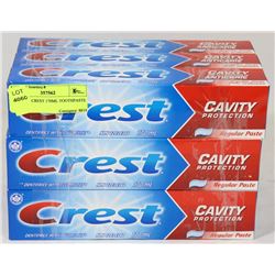 LOT OF 9 CREST 170ML TOOTHPASTE