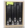 Image 1 : NEW ICE CREAM 6 PCS SPOON SET, MADE IN PORTUGAL
