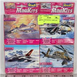 LOT OF 4 NEW REVELL AIRPLANE MINI-KITS