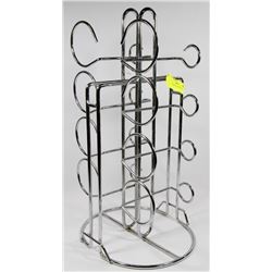 CHROME 8 BOTTLE WINE STAND