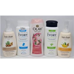 BAG OF ASSORTED BODY WASH