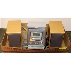 SONY MINI HIFI STEREO, RADIO, 3 DISC CHANGER