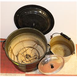2 CANNING POTS