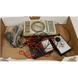 LOT OF 3 ELECTRONIC TESTERS