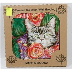 MADE IN CANADA 6" X 6" CERAMIC TILE/ WALL HANGING