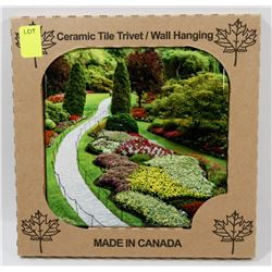 MADE IN CANADA 6" X 6" CERAMIC TILE/ WALL HANGING