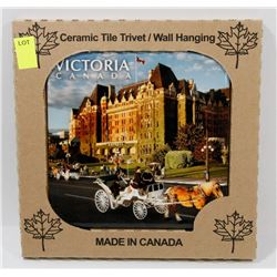 MADE IN CANADA 6" X 6" CERAMIC TILE/ WALL HANGING