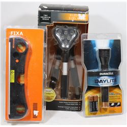 BUNDLE OF NEW ITEMS INCLUDING DURACELL LED