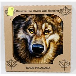 MADE IN CANADA 6" X 6" CERAMIC TILE/ WALL HANGING