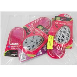BAG OF ASSORTED HEEL CUSHIONS