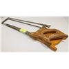Image 1 : TWO VINTAGE HACKSAWS. MILLERS FALLS, USA ETC.
