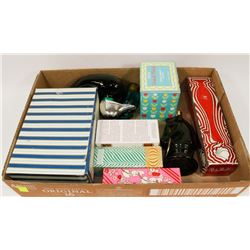 FLAT OF VINTAGE COLOGNE BOTTLES