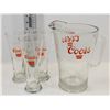 Image 1 : COORS PREMIUM BEER GLASS PITCHER & 3 BEER GLASSES