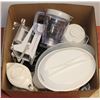 Image 1 : BOX W/BLACK & DECKER VEGETABLE STEAMER,