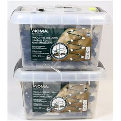 TWO BOXES OF NOMA TANGLE FREE LED LIGHTS